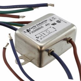 1 pcs : F3099BB06 - LINE FILTER 250VAC 6A CHASSIS