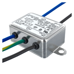 1 pcs : 851-03/004 - LINE FILTER 115V/250VAC 3A CHAS