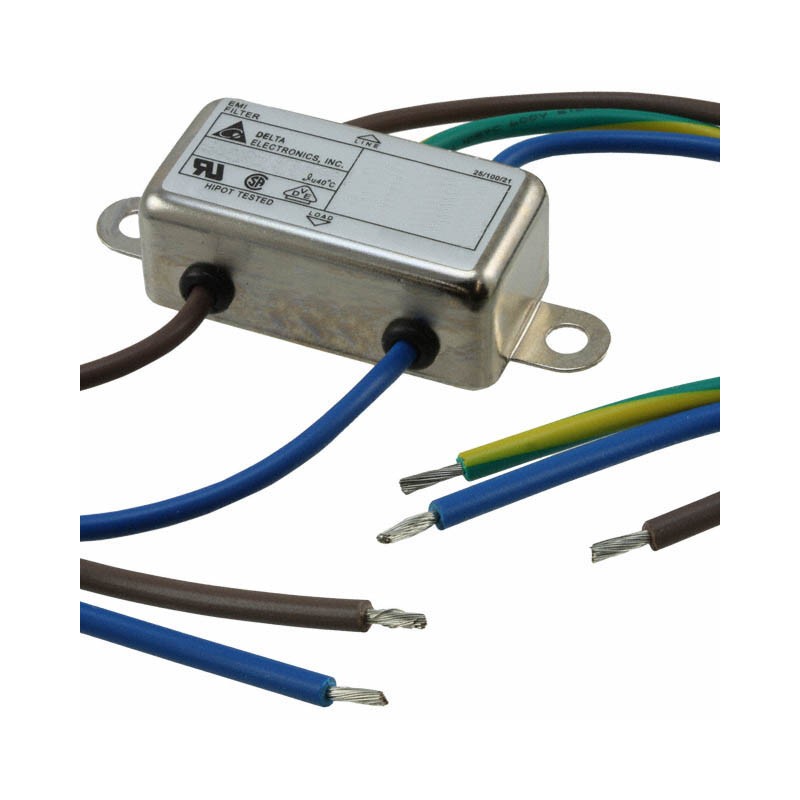 1 pcs : 03DBAW5 - LINE FILTER 115V/250VAC 3A CHAS