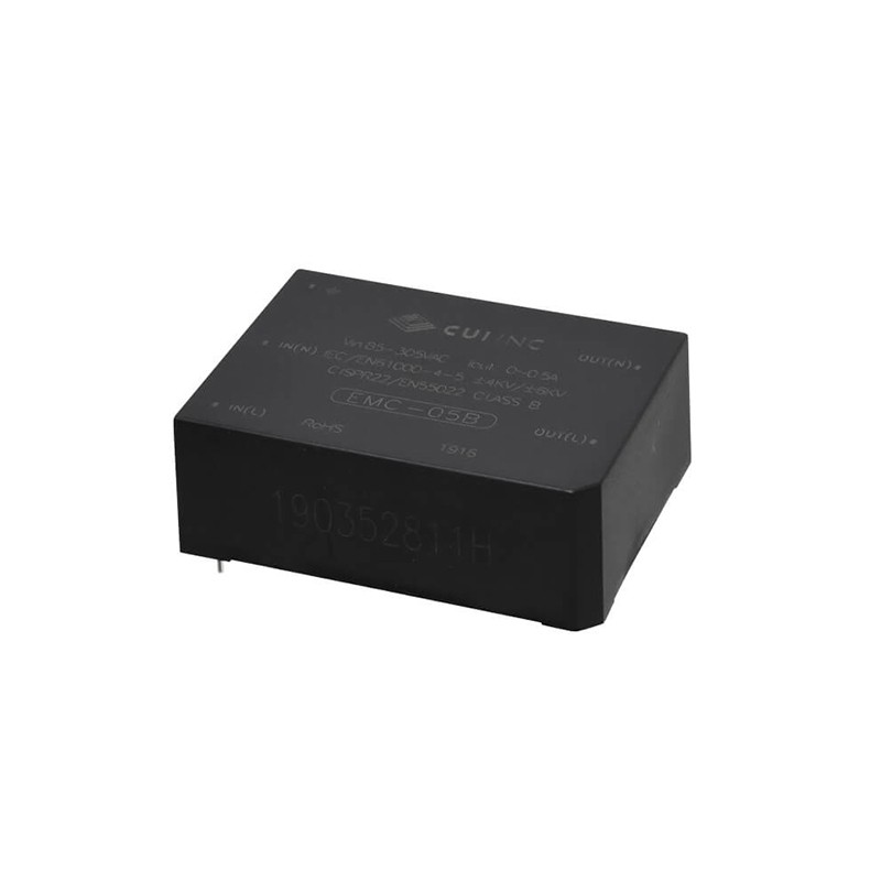 1 pcs : EMC-05B - LINE FILTER 85V-305VAC 0.5A TH