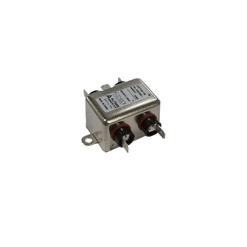 1 pcs : AMI-M11J-1-2-B-1 - LINE FILTER 250VAC 2A CHASSIS