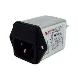1 pcs : IR-0222H - LINE FILTER 250VDC/VAC 2A PNL MT