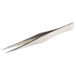 1 pcs - Weller Erem 125 mm, Stainless Steel, Pointed, Tweezers