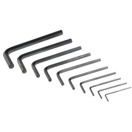 1 Set - RS PRO 10 piece L Shape Imperial Hex Key Set, 1/16 - 5/16'