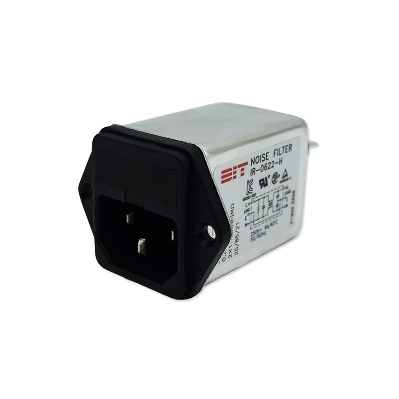 1 pcs : IR-0622H - LINE FILTER 250VDC/VAC 6A PNL MT