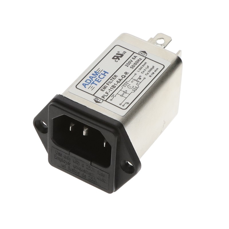 1 pcs : PLF-11B1-6A-Q-R - LINE FILTER