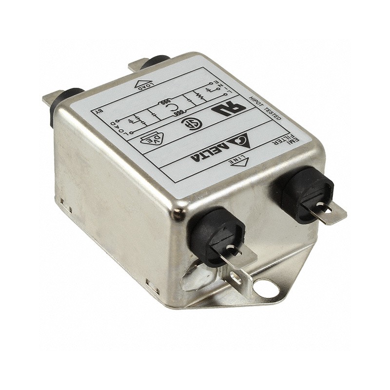 1 pcs : 16DKCG5B - LINE FILTER 115V/250VAC 16A CHAS