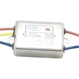 1 pcs : PLF-27D1-3A-W - LINE FILTER 115V/250VAC 3A CHAS