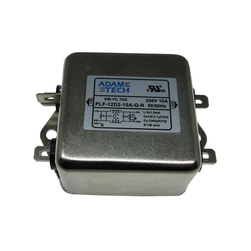 1 pcs : PLF-12D2-10A-Q-R - LINE FILTER 115V/250VAC 10A CHAS