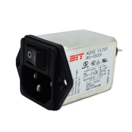 1 pcs : IR3-N03CDH - LINE FILTER 250VDC/VAC 3A PNL MT