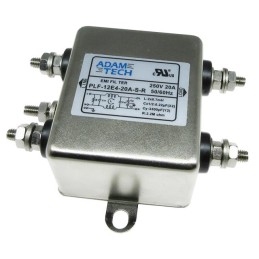 1 pcs : PLF-12E4-20A-S-R - LINE FILTER 115V/250VAC 20A CHAS