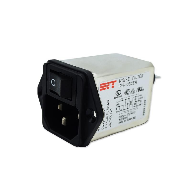 1 pcs : IR3-N10CDH - LINE FILTER 250VDC/VAC 10A PNLMT