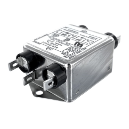 1 pcs : 849-03/001 - LINE FILTER 115V/250VAC 3A CHAS