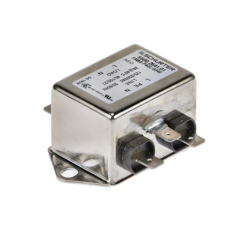 1 pcs : 5500.2641.04 - LINE FILTER 125V/250VAC 3A CHAS