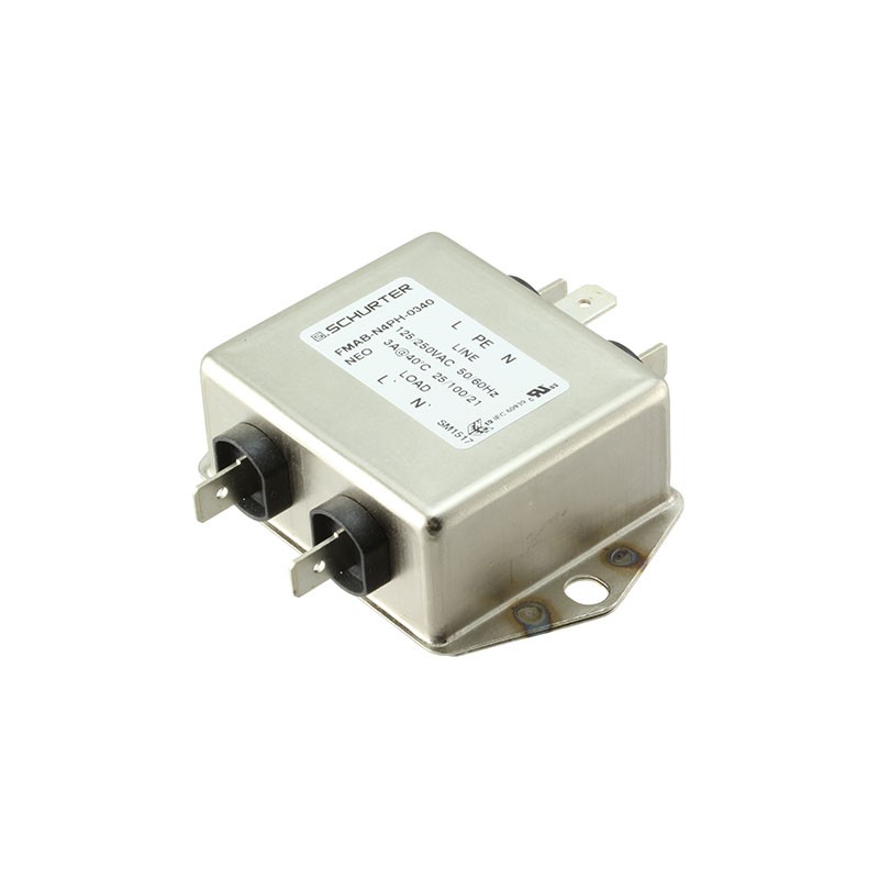 1 pcs : 5500.2633.01 - LINE FILTER 125V/250VAC 6A CHAS