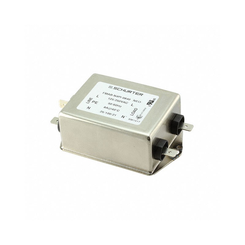 1 pcs : 5500.2634.01 - LINE FILTER 125V/250VAC 8A CHAS