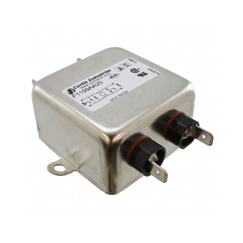 1 pcs : F1199AA20 - LINE FILTER 250VAC 20A CHASSIS