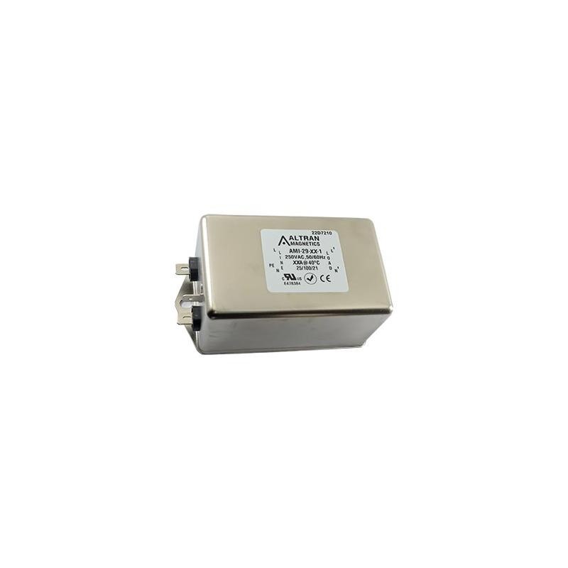 1 pcs : AMI-29-1-1 - LINE FILTER 250VAC 1A CHASSIS