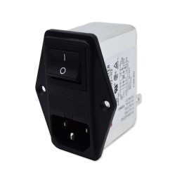 1 pcs : IP-0642H2 - LINE FILTER 250VDC/VAC 6A PNL MT