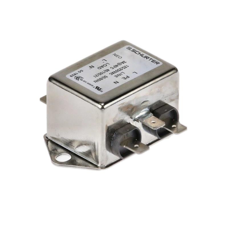 1 pcs : 5500.2643.04 - LINE FILTER 125V/250VAC 10A CHAS