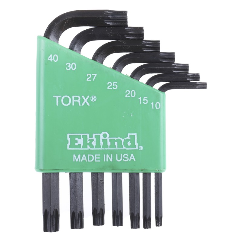 1 Set - RS PRO 7-Piece Torx Key Set, L Shape, Short Arm