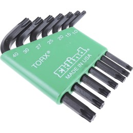 1 Set - RS PRO 7-Piece Torx Key Set, L Shape, Short Arm