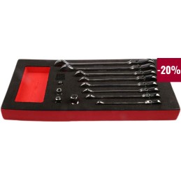 1 Set - RS PRO 12-Piece Spanner Set, 8 - 19 mm, Steel