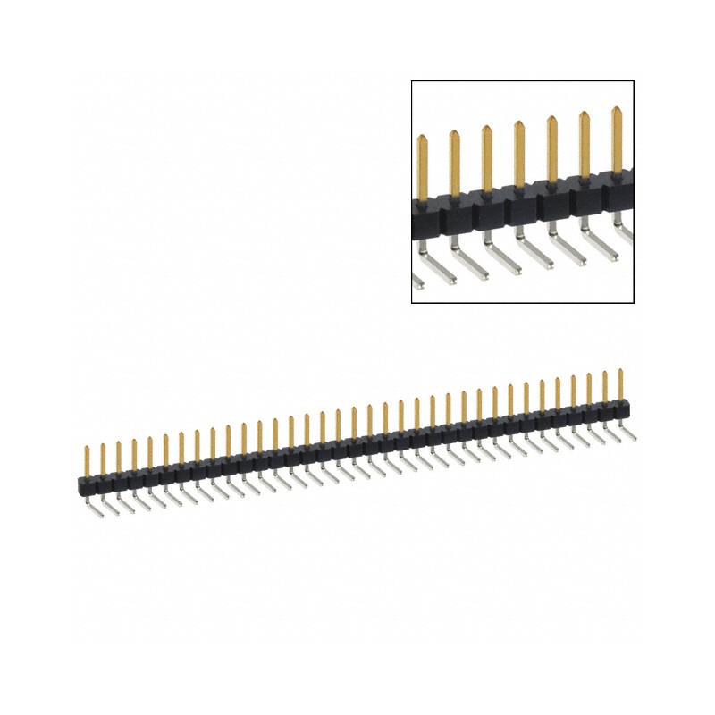 1 pcs : PBC36SBBN - CONN HEADER R/A 36POS 2.54MM