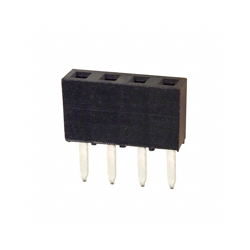 1 pcs : 25630401RP2 - CONN RCPT 4POS 0.079 GOLD PCB