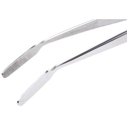 1 pcs - RS PRO 150 mm, Stainless Steel, Flat, Serrated, Tweezers
