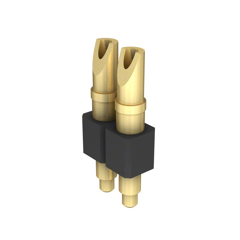 1 pcs : 824-22-002-00-001000 - CONN SPRING PISTON 2POS SLD PCB