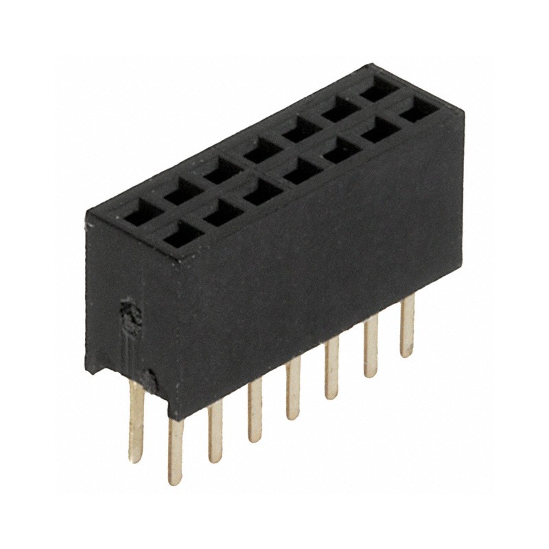 1 pcs : M50-3000745 - CONN RCPT 14POS 0.05 GOLD PCB