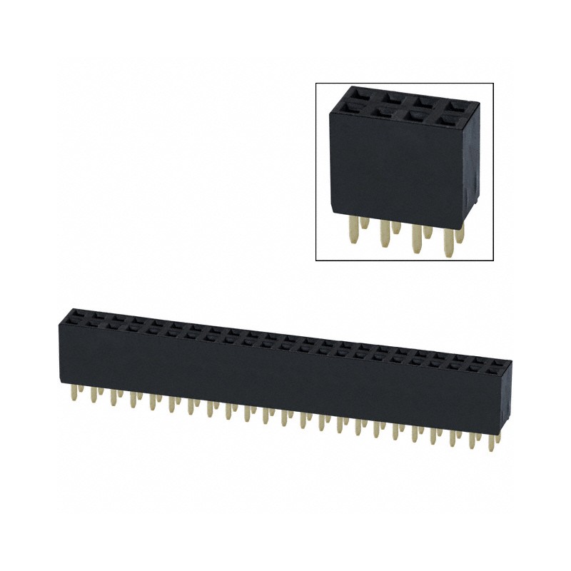 1 pcs : PPPC232LFBN-RC - CONN HDR 46POS 0.1 GOLD PCB