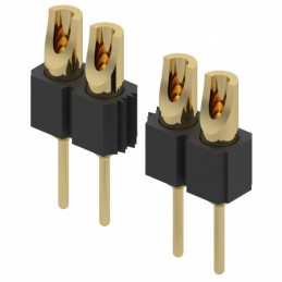 1 pcs : 380-10-105-00-001000 - CONN HDR SOLDER 5POS GOLD