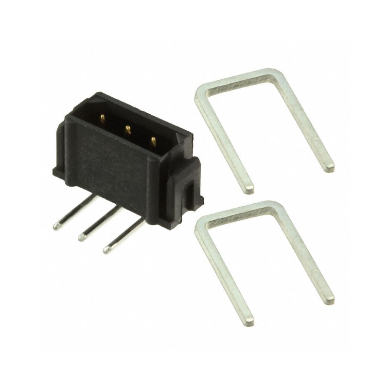 1 pcs : M80-8430342 - CONN HEADER R/A 3POS 2MM