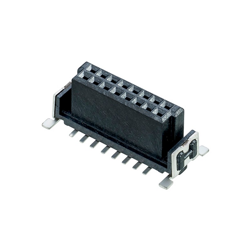 1 pcs : M55-6001642R - CONN RCPT 16POS 0.05 GOLD SMD