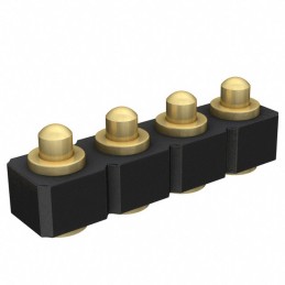 1 pcs : 811-22-004-30-000101 - CONN SPRING PISTON 4POS SMD