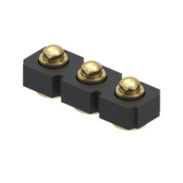1 pcs : 815-22-003-30-001101 - CONN SPRING PISTON 3POS SMD