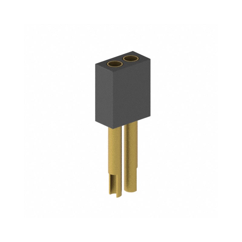 1 pcs : 853-13-002-10-003000 - CONN RCPT 2POS GOLD PCB