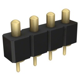 1 pcs : 821-22-004-10-002101 - CONN SPRING PISTON 4POS PCB