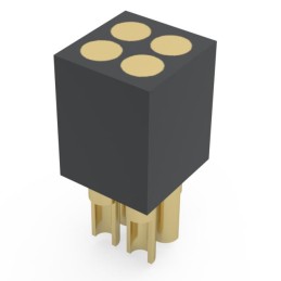 1 pcs : 857-10-004-10-003000 - .050' PITCH DOUBLE ROW SOLDERCUP