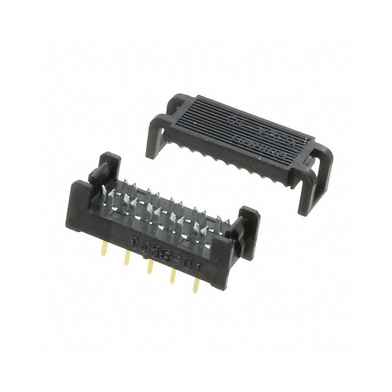 1 pcs : XG2A-1001 - CONN DIP HDR IDC 10P 28AWG VERT