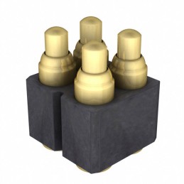 1 pcs : 823-S1-004-30-012101 - CONN SPRING PISTON 4POS SMD