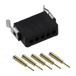 1 pcs : M80-8080505 - CONN PLUG 5P CRIMP 24-28AWG GOLD