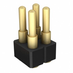 1 pcs : 814-22-004-30-000101 - CONN SPRING PISTON 4POS SMD