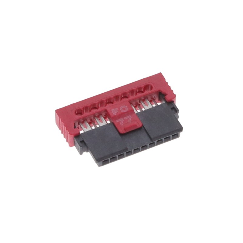 1 pcs : 464237-E - MIBR F 10POS RA P IDC22 POZ