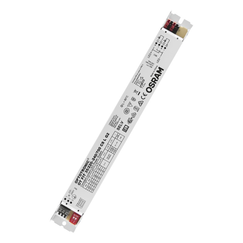 1 pcs - Osram LED Driver, 27 - 51V Output, 35.7W Output, 500 mA, 600 mA, 650 mA, 700 mA Output, Constant Current