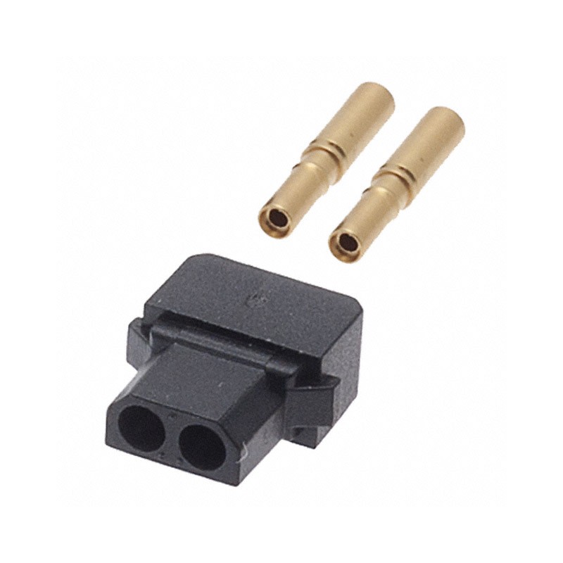 1 pcs : M80-7980205 - CONN RCPT 2P CRIMP 28-32AWG GOLD