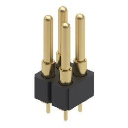 1 pcs : 818-22-004-10-009101 - CONN SPRING PISTON 4POS PCB