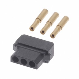 1 pcs : M80-8980305 - CONN RCPT 3P CRIMP 24-28AWG GOLD